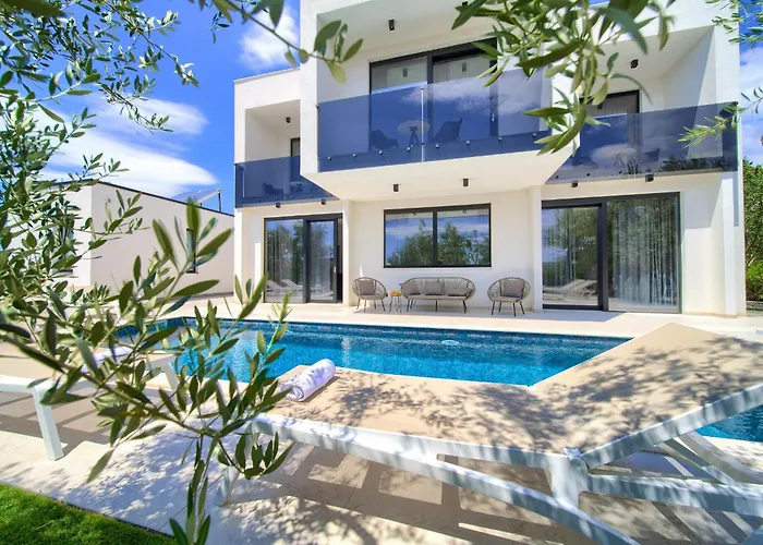 Olive Garden With Heated Pool And Sauna Villa